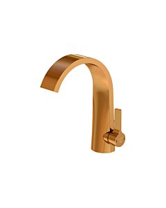 Steinberg Serie 280 Waschtischarmatur 2801000RG mit Ablaufgarnitur 1 1/4", Ausladung 155mm, rose gold