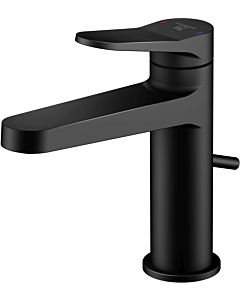 Steinberg series 340 basin mixer 3401000S projection 126mm, with waste fitting 2000 2000 /4&quot;, Matt Black