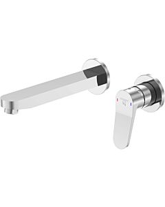 Steinberg série 340 kit d&#39;installation de finition 34018143 encastré mitigeur lavabo , montage mural, saillie 200 mm, chromé