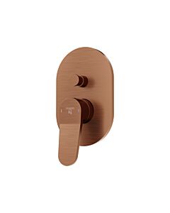 Steinberg Serie 340 Fertigmontageset 3402103 3 BC Unterputz-Wanne/Brausearmatur, brushed copper