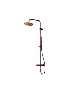Steinberg Serie 340 Brauseset 3402721 BC mit Thermostatarmatur, Regenbrause, Handbrause, brushed copper