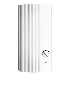 Base AEG DDLE Durchlauferhitzer 222390 blanc , 18/21/24/kW, 400 V, électronique