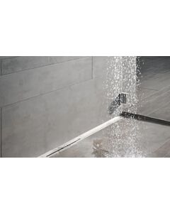 TECE drainprofil Duschrinne Set mit Ablauf 1200mm Edelstahl gebürstet