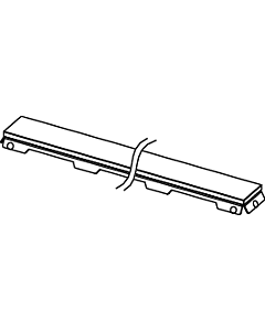 TECE Designrost 601290 TECEdrainline Glas grün  1200 mm Edelstahl poliert