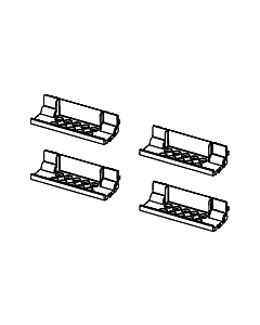 Profilé de pièce de rechange TECE compatible avec la référence 695009 (4 pièces)
