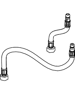 TECE TECEone Panzerschläuche 9820365 hot and cold, until 03/20