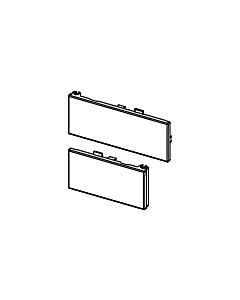 TECE TECEsquare WC-Betätigungsplatte 9820558 Glas, chrom glänzend