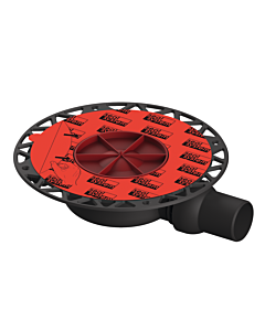 TECEdrainpoint S Ablauf superflach 3601400 DN 50, mit Universalflansch, waagerecht