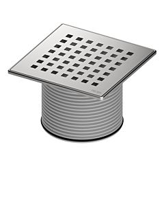 TECEdrainpoint S Rostrahmen 3660008 142x142mm, Edelstahl, Designrost quadratum