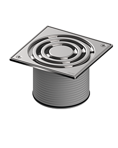 TECEdrainpoint S Rostrahmen 3660010 150mm, Edelstahl, Designrost verschraubbar
