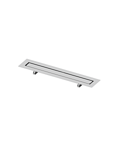 Tece shower channel drainline for natural stone 651200 1200mm, with stainless steel support as a set