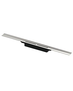 TECEdrainprofil shower channel set with drain 671200, width 55 mm, 1200 mm, brushed