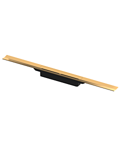 TECE drainprofile Duschrinne 670812 800 mm, Polished Gold Optic / Gold Optik, Breite 55mm, PVD