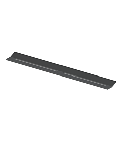 TECE profile cover 675011 Polished Black Chrome / Brushed black chrome, with PVD, for shower channel