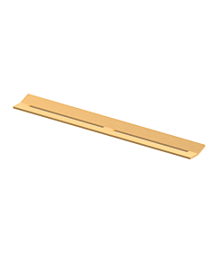 TECE profile cover 675012 Brushed Gold Optic / Gold Optic brushed, with PVD, for shower channel
