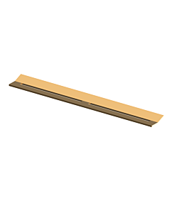 TECE drainprofile profile cover 675013 polished gold optic / gold optic, with PVD, for shower channel