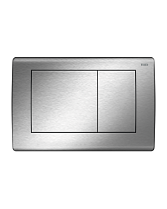 TECEplanus actuator plate 9240320 brushed stainless steel, dual-gas technology