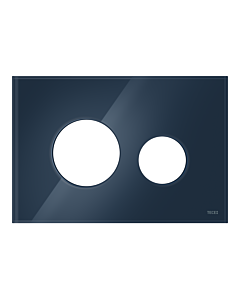 TECE TECEloop WC-Blende 9240615 Glas abendblau, für WC-Betätigungsplatte