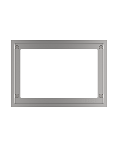 TECE WC-Abdeckrahmen 9240645 Metall, chrom glänzend, für WC-Einbaurahmen