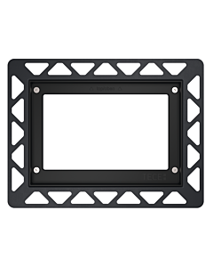 TECE Einbaurahmen für WC 9240647 für flächenbündige Montage, schwarz