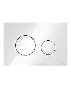 TECELoop Betätigungsplatte 9240650 Glas weiß, Tasten weiß