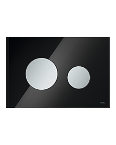 TECELoop Betätigungsplatte 9240655 Glas schwarz, Tasten chrom matt
