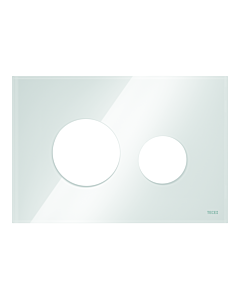 TECEloop Blende für WC-Betätigungsplatte 9240671 Glas weiß