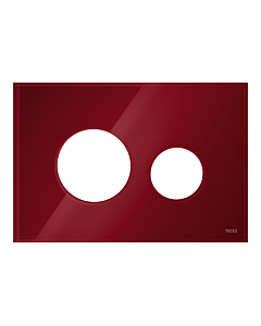 TECEloop Blende für WC-Betätigungsplatte 9240679 Glas rubinrot