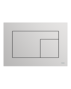 TECEvelvet WC-Betätigungsplatte 9240734 für Zweimengentechnik, Grigio Efeso / Steingrau