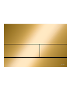 TECE WC TECEsquare 9240839 optique or poli / optique or brillant, PVD, pour technologie à 2 quantités