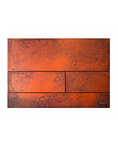 plaque d&#39;actionnement TECEsquare II en métal WC 9240845 Acier rouillé