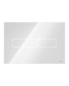 TECE Mini Abdeckplatte Glas weiß 9820369 Gl. we gl, für WC-Betätigungsplatte