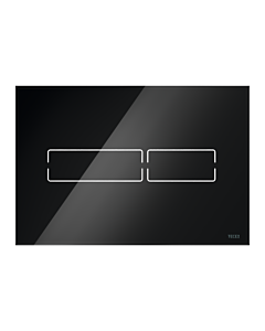 TECElux Mini Betätigungsplatte 9240961 Glas schwarz, mit berührungsloser Auslösung