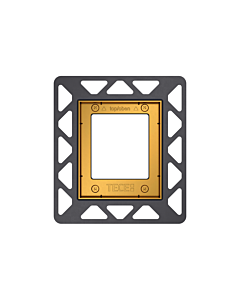 TECEloop Urinal Einbaurahmen 9242648 für flächenbündige Montage, vergoldet