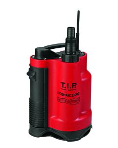 TIP dirty water drainage submersible pump - 13,000 l/h, 9 m discharge head, 750 W, vertical outlet, I-Compac 13000, 30191