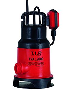 Pompe submersible pour eaux usées TIP - 10 800 l/h, hauteur de refoulement 6 m, 480 W, granulométrie 20 mm, boîtier PRV, roue VORTEX, TVX 12000 30261