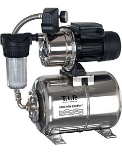 TIP Hauswasserwerk - acier inoxydable, avec préfiltre, 4 350 l/h, hauteur de refoulement 50 m, 2000 .200 W, 22 l Kessel , HWW INOX 1300 Plus F 31155