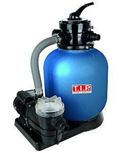 TIP sand filter system - Pool - filter set with pre-filter, 40 m³ pool, 13,200 l/h, 4-way valve, SPF 370 F, 30309