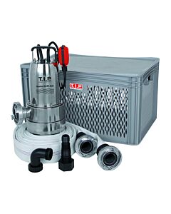 Kit anti-inondation TIP - 20 000 l/h, aspiration plate, protection contre les inondations, avec tuyau en tissu, Maxima 350 IPX DUO S 30711