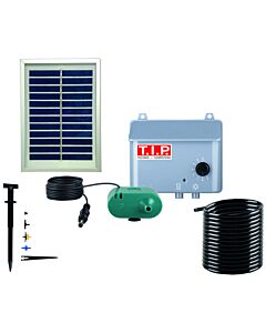 T.I.P. Solar Bewässerungssystem - Automatisch, 36 l/h, 3 m Förderhöhe, Komplettset, inkl. 10 m Schlauch, SBS 36, 30338