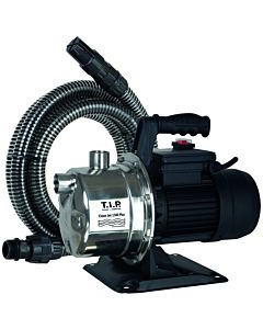 TIP garden pump - stainless steel, with suction fitting, 4,400 l/h, 50 m delivery head, 2000 .200 W, Clean Jet 1300 Plus, 30087