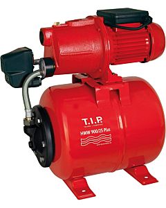 TIP Hauswasserwerk - cast iron, 2,800 l/h, 42 m discharge head, 600 W, 18 l pressure vessel, robust, HWW 900/25, 31300