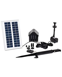 TIP Solar Pond Pump - 250 l/h, with LED, day/night mode, maintenance-free, SPS 250/6, 30332