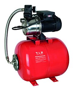TIP Hauswasserwerk - 50 l Kessel , avec protection contre la marche à sec, 4 200 l/h, hauteur de refoulement de 50 m, 2000 .200 W, HWW 1300/50 Plus TLS 31311