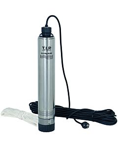 Pompe de puits TIP - pompe pour puits profonds en acier inoxydable, 5 500 l/h, hauteur de refoulement de 40 m, 900 W, câble de drainage inclus, AJ 4 Plus 95/40 30177