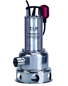 CONSEIL Pompe de chantier pour eaux usées - acier inoxydable, 30 000 l/h, hauteur de refoulement 13 m, 2000 W, mousse de lavage, jusqu&#39;à 95°C, Extrema 500/13 IX 30171