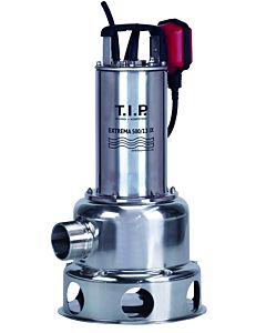 CONSEIL Pompe de chantier pour eaux usées - acier inoxydable, 30 000 l/h, hauteur de refoulement 13 m, 2000 W, mousse de lavage, jusqu&#39;à 95°C, Extrema 500/13 IX 30171