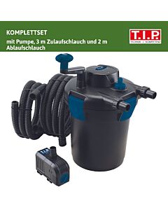 Kit de filtres sous pression de bassin TIP - pour bassin de 5 000 l, UV-C 9 W, fonction de lavage à contre-courant, TFP 5000 UV 9, 30297