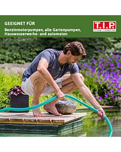 TIP professional pressure hose - spiral hose 5 m, Ø 32 mm, 7 bar operating pressure, kink-resistant, 31020