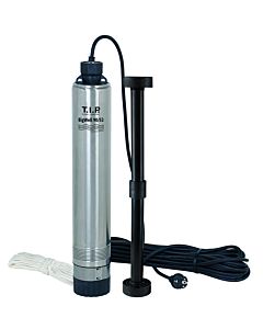 TIP well pump - deep well pump made of stainless steel, 5,400 l/h, 53 m delivery head, sand-resistant, from Ø10 cm, BigWell 90-53 30083